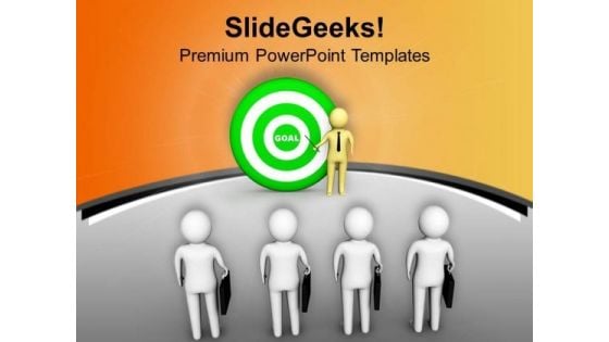 Give Targets To Achieve Your Team PowerPoint Templates Ppt Backgrounds For Slides 0713