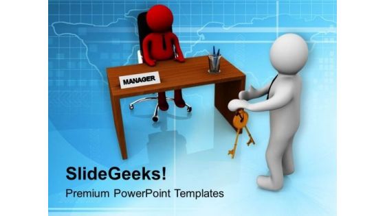 Give The Right Solution Key To Boss PowerPoint Templates Ppt Backgrounds For Slides 0613