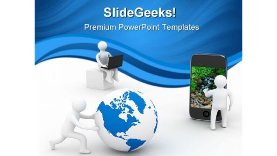 Global03 Communication PowerPoint Templates And PowerPoint Backgrounds 0611