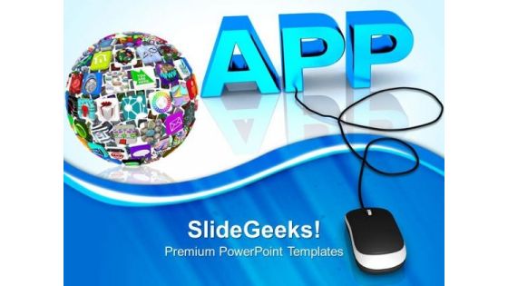 Global Apps Mouse PowerPoint Templates And PowerPoint Themes 0812