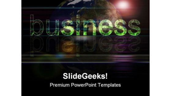 Global Background Series Business PowerPoint Templates And PowerPoint Backgrounds 0611