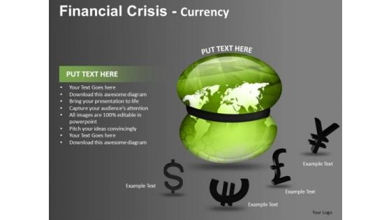 Global Belt Tightening Recession PowerPoint Templates