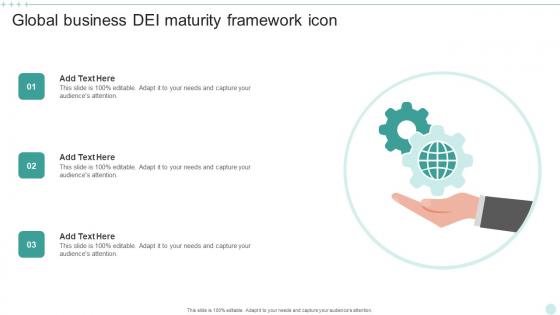 Global Business DEI Maturity Framework Icon Download Pdf