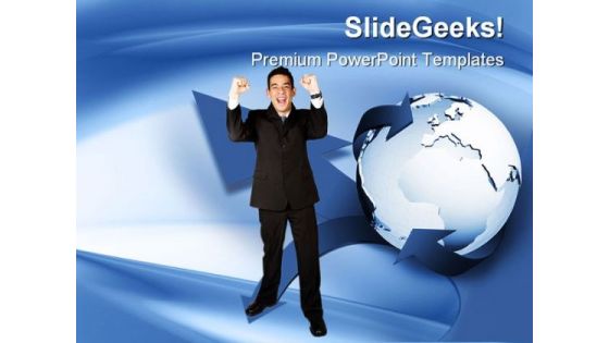 Global Business PowerPoint Background And Template 1210