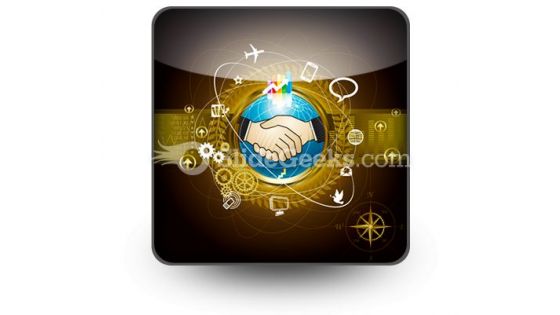 Global Business PowerPoint Icon S