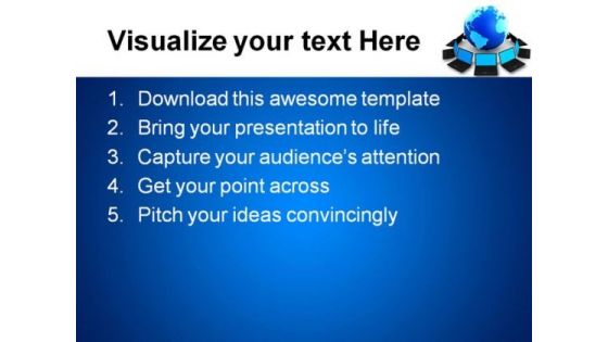 Global Communication Business PowerPoint Themes And PowerPoint Slides 0411