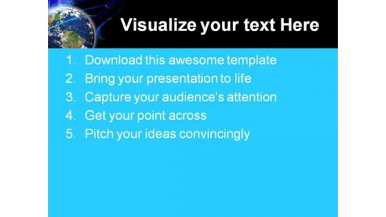 Global Communication PowerPoint Themes And PowerPoint Slides 0611