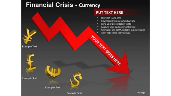 Global Currencies Recession PowerPoint Templates