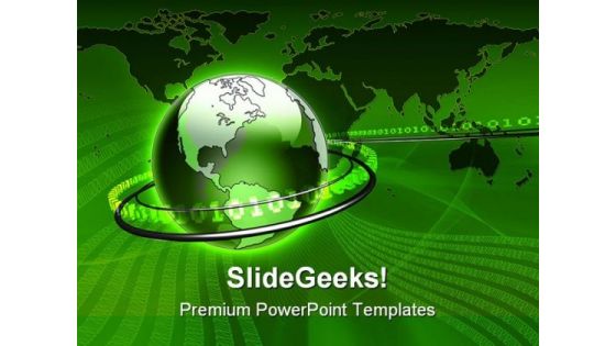 Global Data Communication PowerPoint Templates And PowerPoint Backgrounds 0511