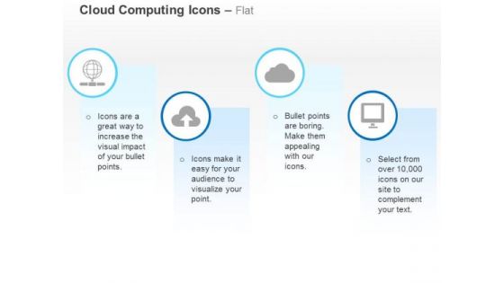 Global Data Upload Cloud Service Computer Ppt Slides Graphics