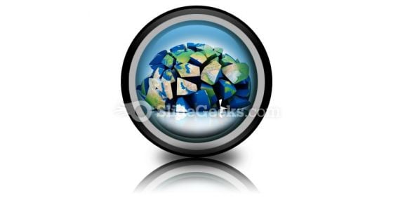 Global Destruction PowerPoint Icon Cc