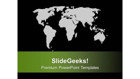 Global Economy Business Theme PowerPoint Templates Ppt Backgrounds For Slides 0413