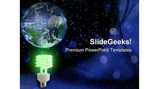 Global Green Idea Technology PowerPoint Templates And PowerPoint Backgrounds 0311