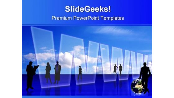 Global Information Technology PowerPoint Themes And PowerPoint Slides 0411