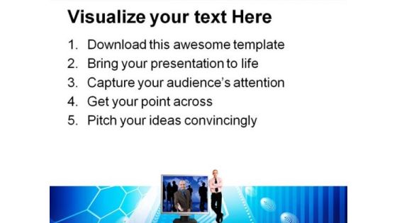 Global Network Computer PowerPoint Templates And PowerPoint Backgrounds 0211 Slide03
