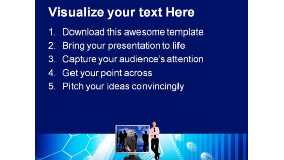 Global Network Computer PowerPoint Templates And PowerPoint Backgrounds 0211 Slide02
