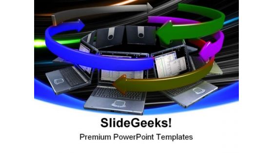 Global Network Internet PowerPoint Templates And PowerPoint Backgrounds 0111