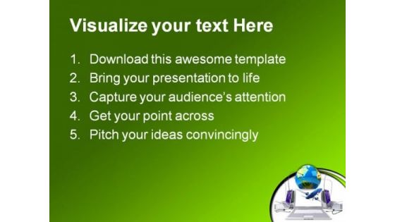Global Network Internet PowerPoint Themes And PowerPoint Slides 0511