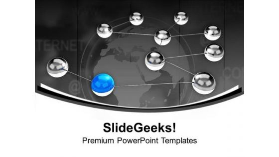 Global Network Internet Technology PowerPoint Templates Ppt Backgrounds For Slides 0213