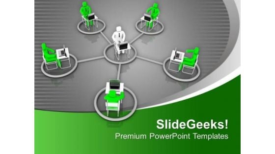 Global Network Technology PowerPoint Templates Ppt Backgrounds For Slides 0713