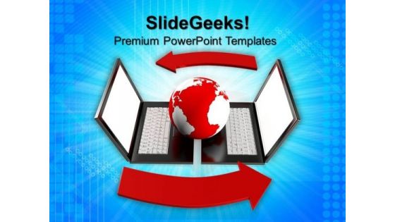 Global Network The Internet Communication PowerPoint Templates And PowerPoint Themes 0812