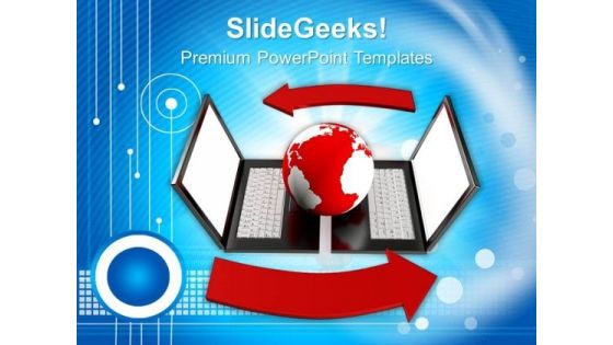 Global Networking And Communication PowerPoint Templates And PowerPoint Themes 0912