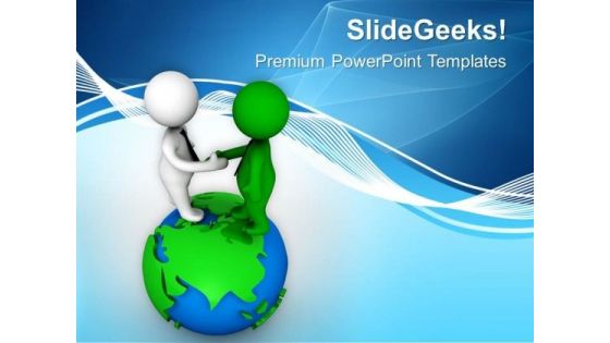 Global Partnership Business Concept PowerPoint Templates Ppt Backgrounds For Slides 0613