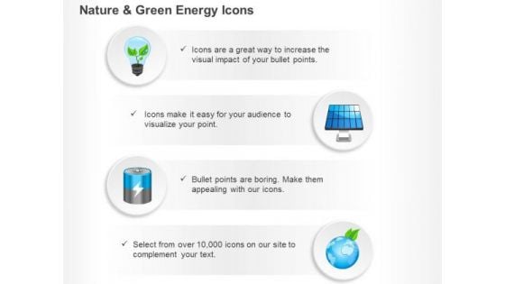 Global Power Generation For Green Energy And Environment Ppt Slides Graphics