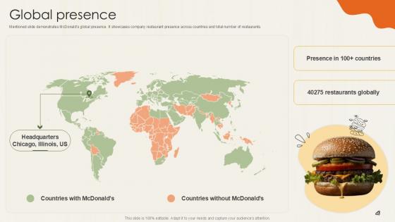 Global Presence Food Retailer Company Profile Ppt Slide CP SS V