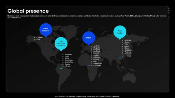 Global Presence Wireless Communication Services Provider Company Profile CP SS V Global Presence Wireless Communication Services Provider Company Profile CP SS V