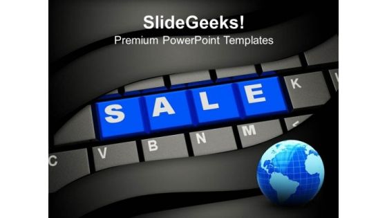 Global Sale Keyboard PowerPoint Templates And PowerPoint Themes 0812