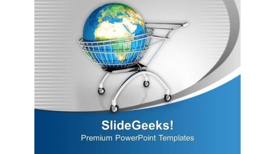 Global Shopping And Marketing Concept PowerPoint Templates Ppt Backgrounds For Slides 0413