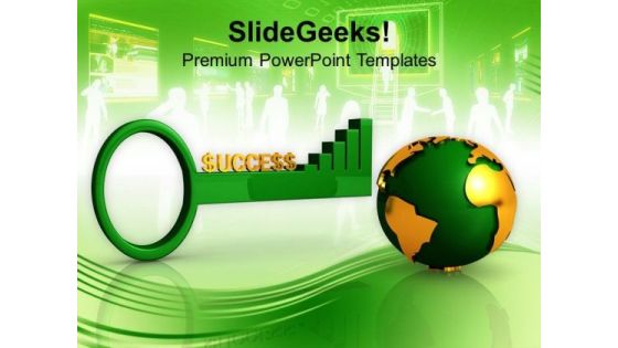 Global Success Key Business Concept PowerPoint Templates Ppt Backgrounds For Slides 0313