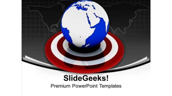 Global Target Business PowerPoint Templates Ppt Backgrounds For Slides 1112