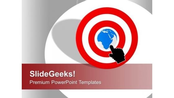 Global Target With Cursor Internet PowerPoint Templates Ppt Backgrounds For Slides 0113 Global Target With Cursor Internet PowerPoint Templates Ppt Backgrounds For Slides 0113
