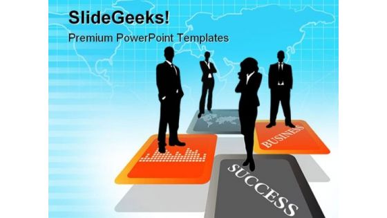 Global Team01 Business PowerPoint Templates And PowerPoint Backgrounds 0711