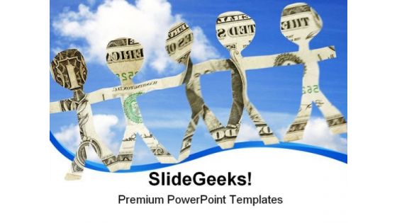 Global Team Money PowerPoint Themes And PowerPoint Slides 0711