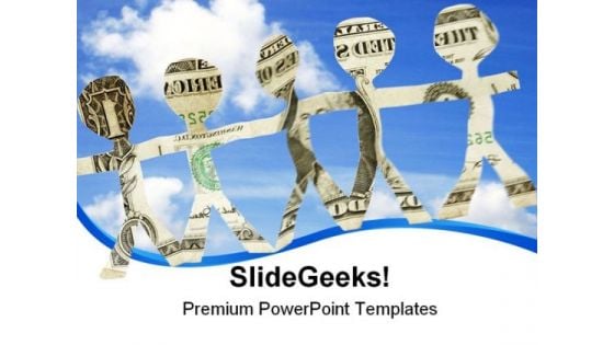 Global Team Money PowerPoint Themes And PowerPoint Slides 0711