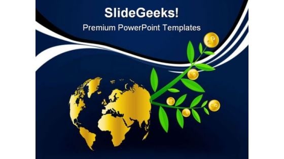 Global Tree Finance PowerPoint Templates And PowerPoint Backgrounds 0511