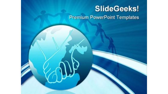 Global Unity Globe PowerPoint Themes And PowerPoint Slides 0511