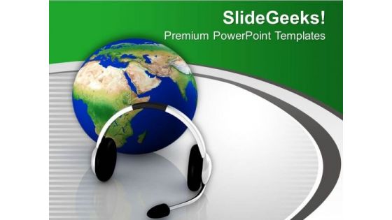 Global Voice Communication Be Good PowerPoint Templates Ppt Backgrounds For Slides 0713