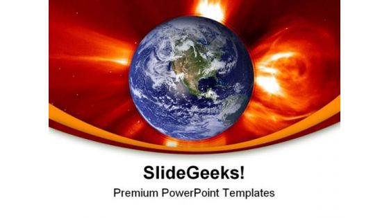 Global Warming Geographical PowerPoint Themes And PowerPoint Slides 0211