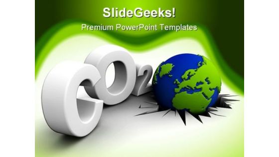 Global Warning Globe PowerPoint Templates And PowerPoint Backgrounds 0111