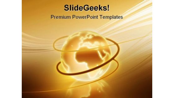 Global World Globe PowerPoint Templates And PowerPoint Backgrounds 0711