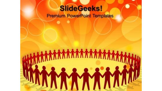 Global World Teamwork PowerPoint Templates And PowerPoint Themes 0612