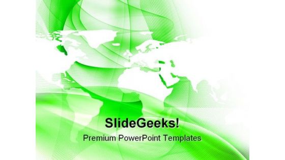 Globalization Abstract PowerPoint Templates And PowerPoint Backgrounds 0611