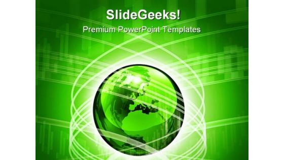 Globe And Data Spiral Abstract PowerPoint Templates And PowerPoint Backgrounds 0311