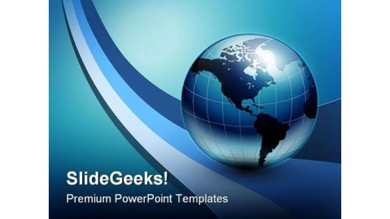 Globe Background Business PowerPoint Templates And PowerPoint Backgrounds 0311