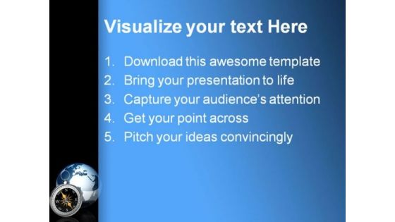 Globe Icon Navigation Symbol PowerPoint Templates And PowerPoint Backgrounds 0211