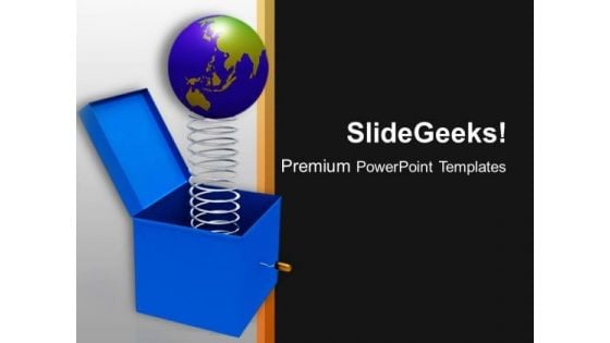 Globe Jumping Out Of Box Environment PowerPoint Templates Ppt Backgrounds For Slides 1212 Globe Jumping Out Of Box Environment PowerPoint Templates Ppt Backgrounds For Slides 1212